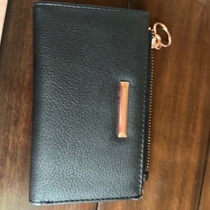 pocket wallet, black and rose gold, good condition